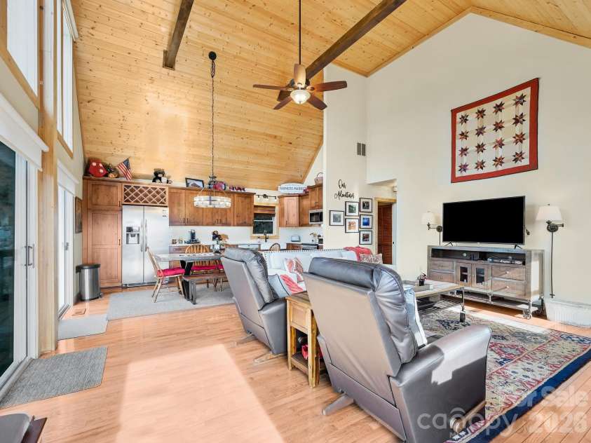 1954 Utah Mountain Road, Waynesville, NC 28785.  MLS# CAR4336522, YatesRealty ID 11998. Harwood Floors