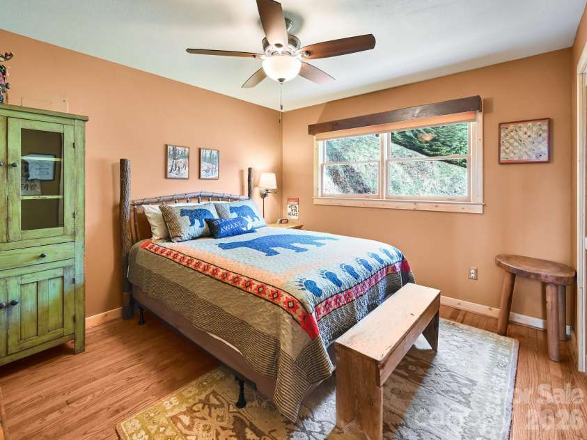 1954 Utah Mountain Road, Waynesville, NC 28785.  MLS# CAR4336522, YatesRealty ID 11998. Main Level Bedroom #2