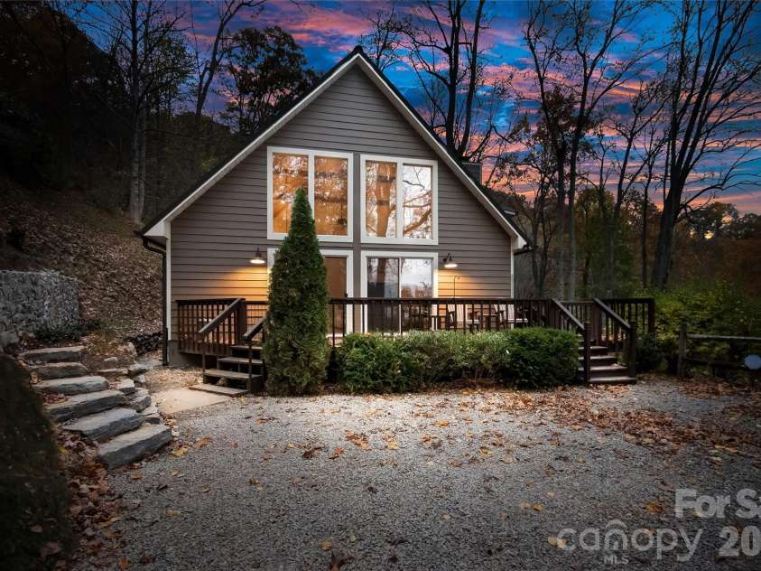 1954 Utah Mountain Road, Waynesville, NC 28785.  MLS# CAR4336522, YatesRealty ID 11998. On a Fall Evening...