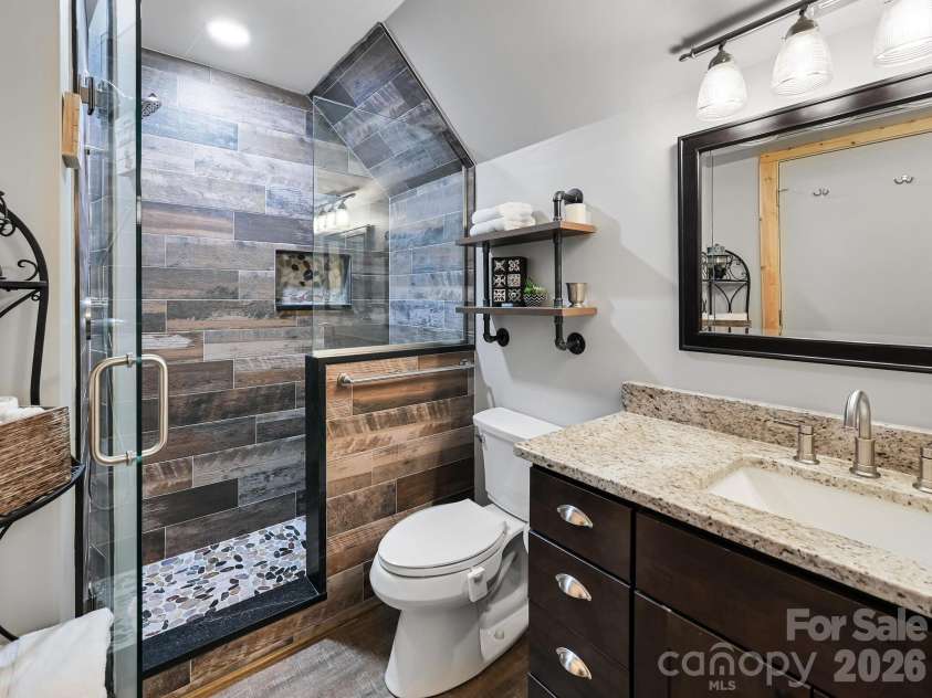 1954 Utah Mountain Road, Waynesville, NC 28785.  MLS# CAR4336522, YatesRealty ID 11998. Stones Feel Great on Your Feet...