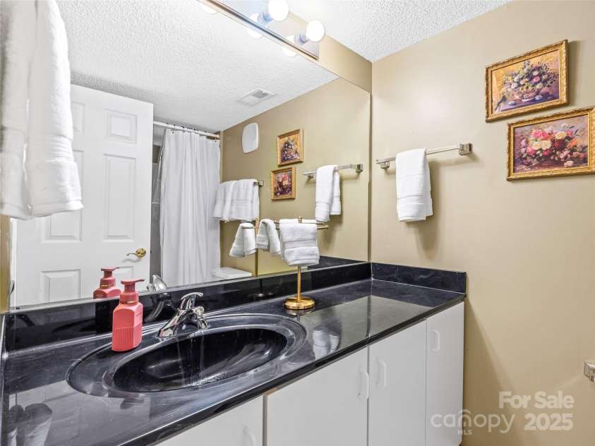 83 Farm Lane, Mills River, NC 28759.  MLS# CAR4303324, YatesRealty ID 12. Lower level bath