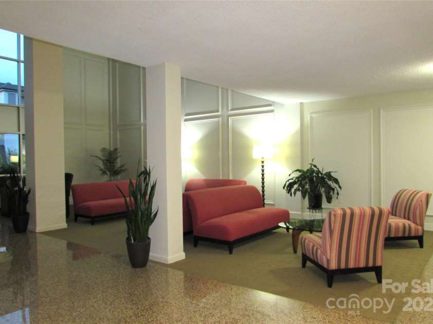 1300 Reece Road, Charlotte, NC 28209.  MLS# CAR4185948, YatesRealty ID 1200. Main lobby