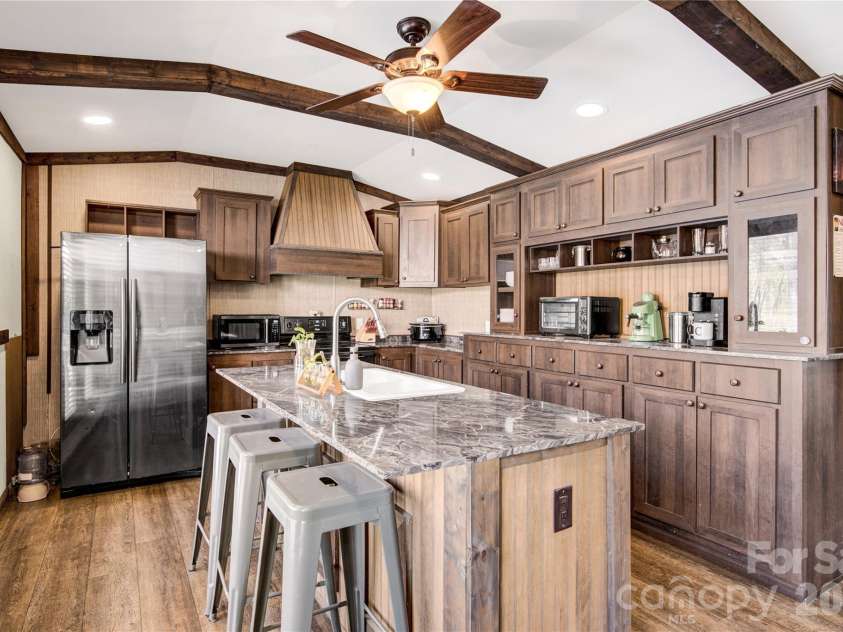 3770 Macklin Street, Claremont, NC 28610.  MLS# CAR4365332, YatesRealty ID 12010. Kitchen with island