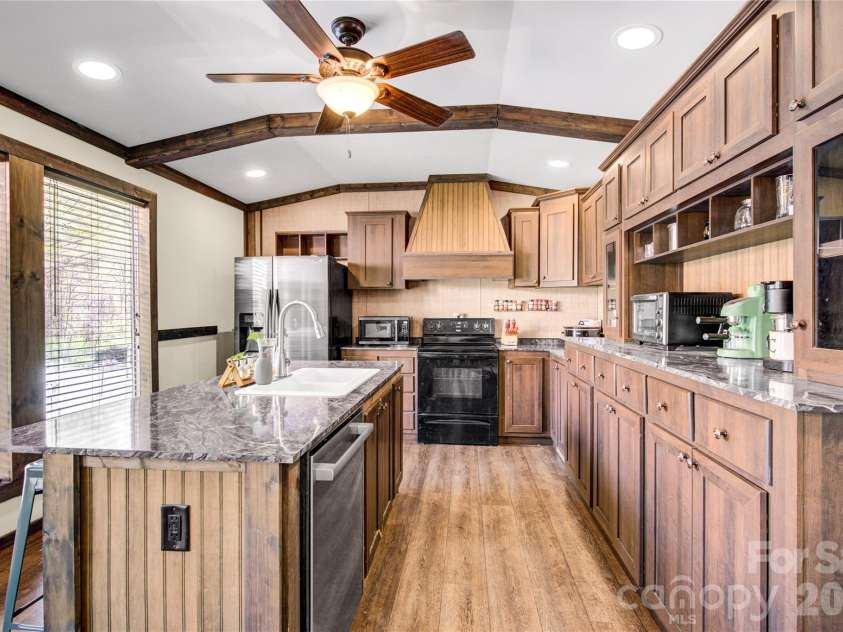 3770 Macklin Street, Claremont, NC 28610.  MLS# CAR4365332, YatesRealty ID 12010. Open kitchen