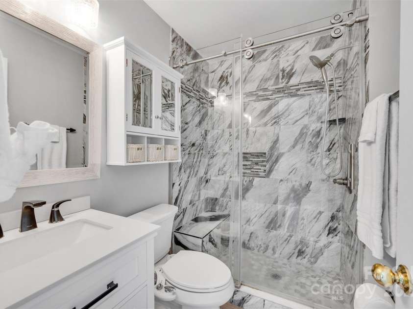 5412 Fulton Ridge Drive, Indian Trail, NC 28079.  MLS# CAR4237895, YatesRealty ID 12017. Full bath in bedroom #4 has a walk in shower.