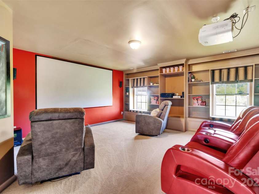 5412 Fulton Ridge Drive, Indian Trail, NC 28079.  MLS# CAR4237895, YatesRealty ID 12017. Media room is located upstairs at the top of the landing.