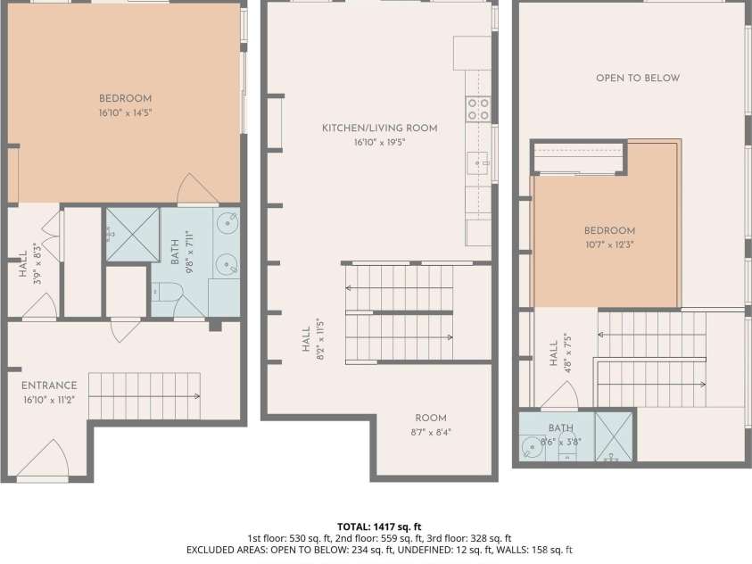 3123 Davidson Street, Charlotte, NC 28205.  MLS# CAR4341241, YatesRealty ID 12024. Floor Plan