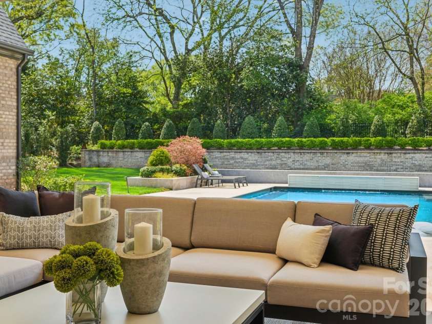 2103 Cortelyou Road, Charlotte, NC 28211.  MLS# CAR4363089, YatesRealty ID 12025. Back Patio 
