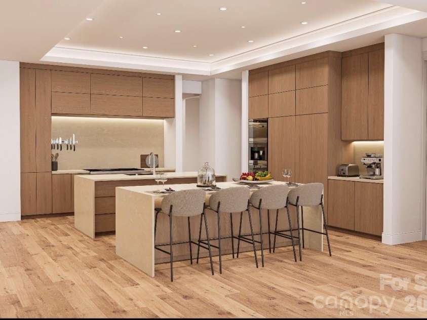 2103 Cortelyou Road, Charlotte, NC 28211.  MLS# CAR4363089, YatesRealty ID 12025. Kitchen rendering with alt countertop/lighter cabinets