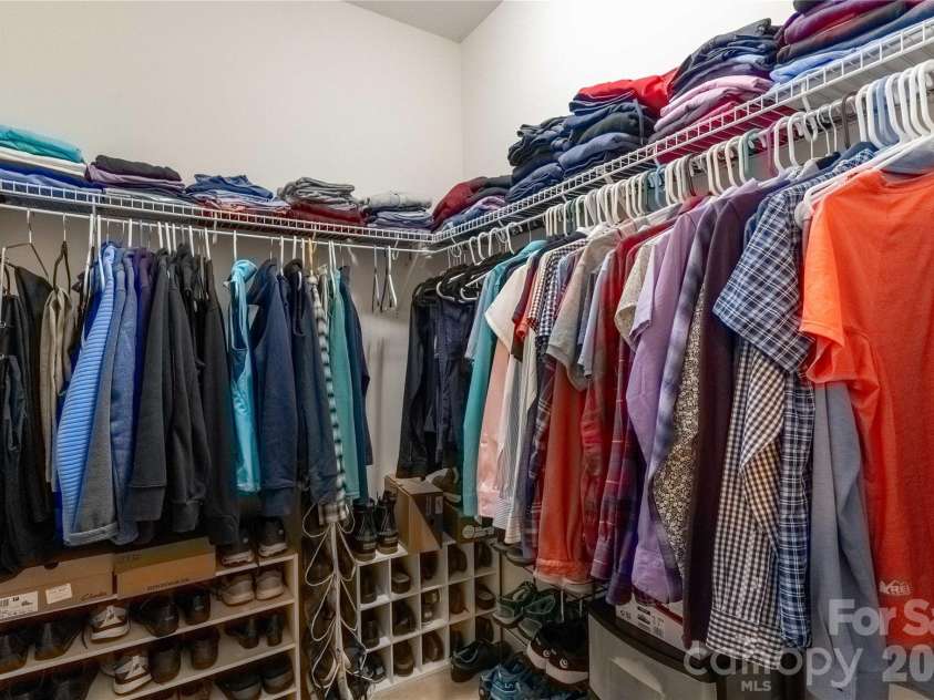 332 Appeldoorn Circle, Asheville, NC 28803.  MLS# CAR4279509, YatesRealty ID 12027. Primary bedroom walk-in closet