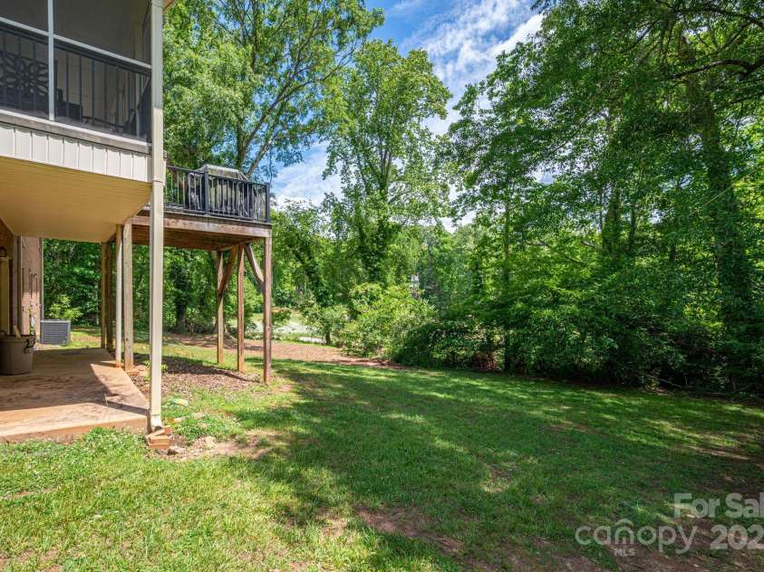 227 Country Club Circle, Shelby, NC 28150.  MLS# CAR4256011, YatesRealty ID 12032. View from the side yard