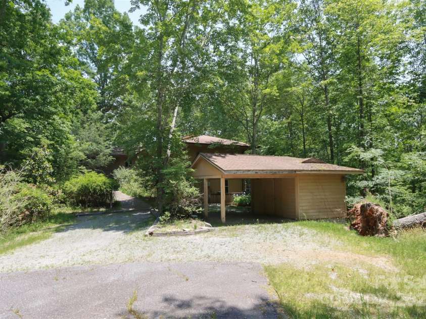 388 Island Creek Road, Lake Lure, NC 28746.  MLS# CAR4062749, YatesRealty ID 1204. Detached carport