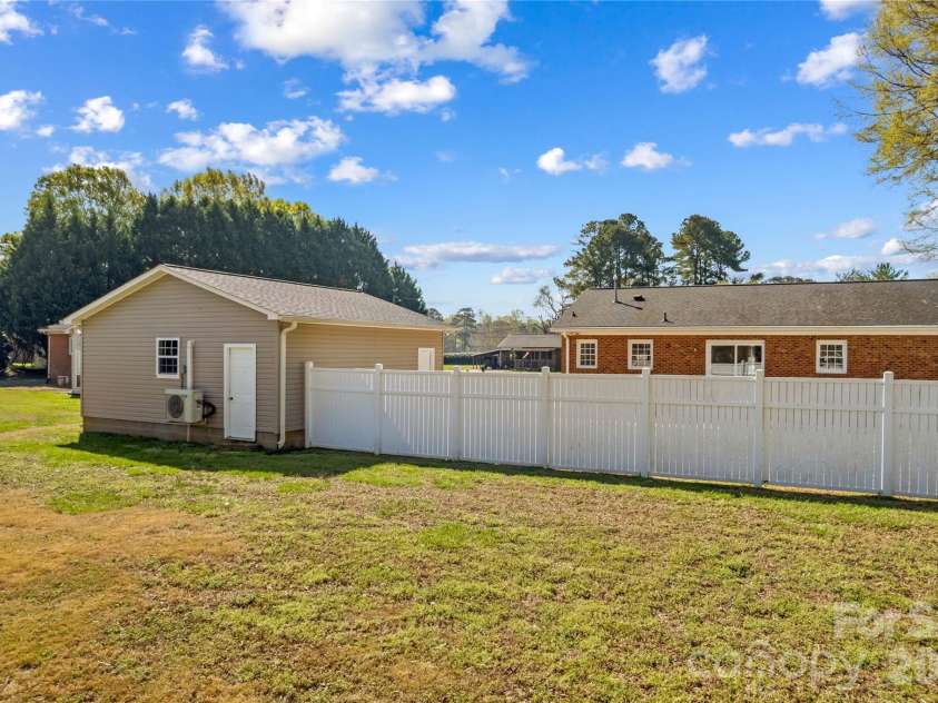 408 Sides Street, Rockwell, NC 28138.  MLS# CAR4357665, YatesRealty ID 12042. Back yard