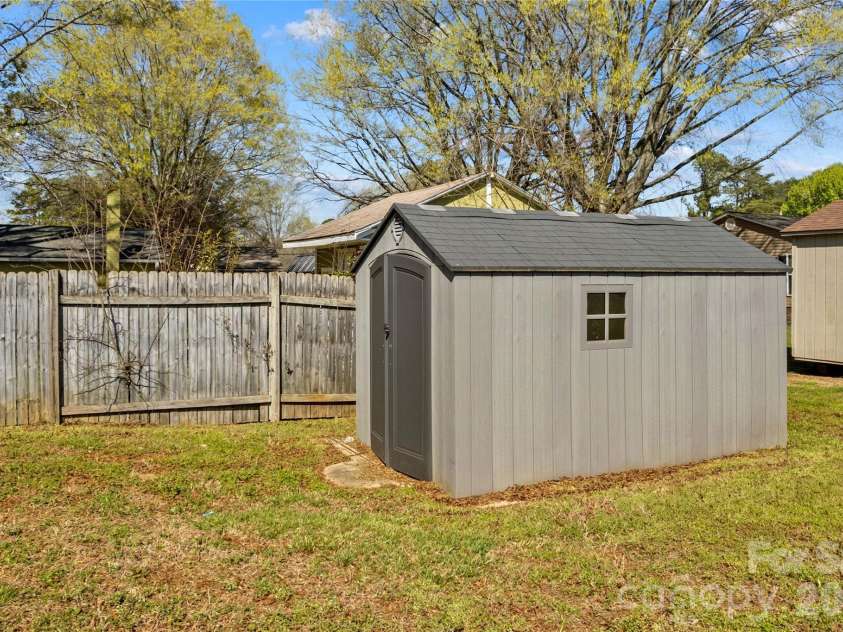 408 Sides Street, Rockwell, NC 28138.  MLS# CAR4357665, YatesRealty ID 12042. Storage shed