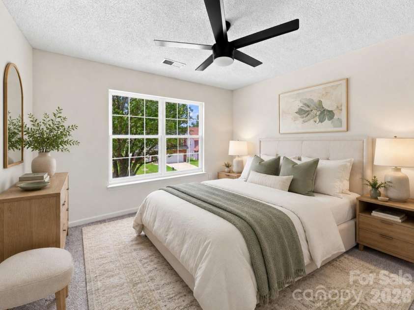 232 Wrayhill Drive, Charlotte, NC 28262.  MLS# CAR4416481, YatesRealty ID 12051. Virtual Staging