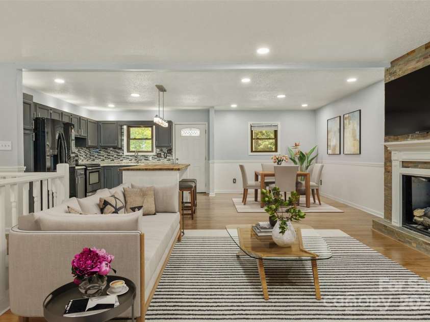 186 Brookshire Road, Leicester, NC 28748.  MLS# CAR4317548, YatesRealty ID 12054. Virtually staged