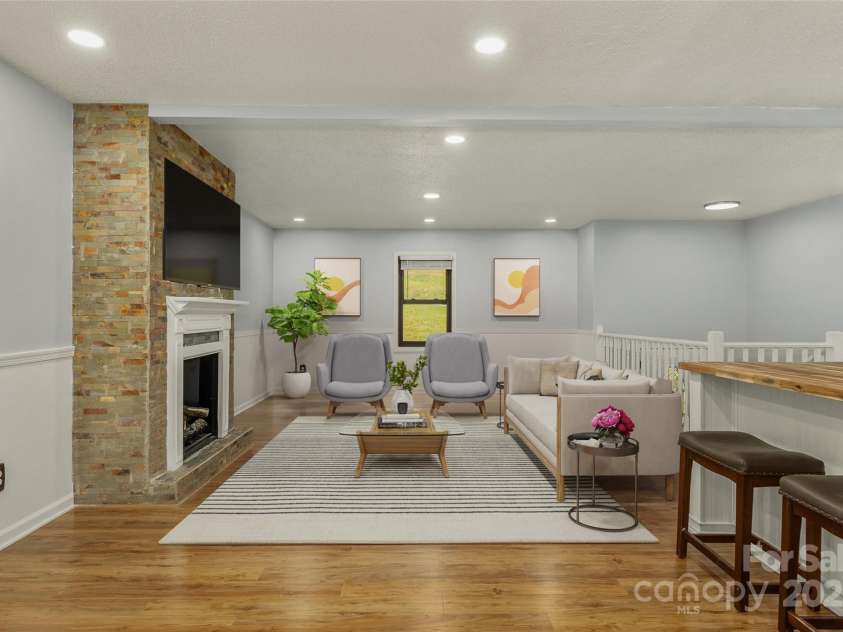 186 Brookshire Road, Leicester, NC 28748.  MLS# CAR4317548, YatesRealty ID 12054. Virtually staged