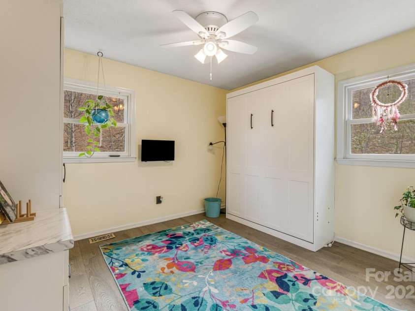 53 Jump Cove Road, Weaverville, NC 28787.  MLS# CAR4209397, YatesRealty ID 12056. Additional BR or office with Murphy Bed