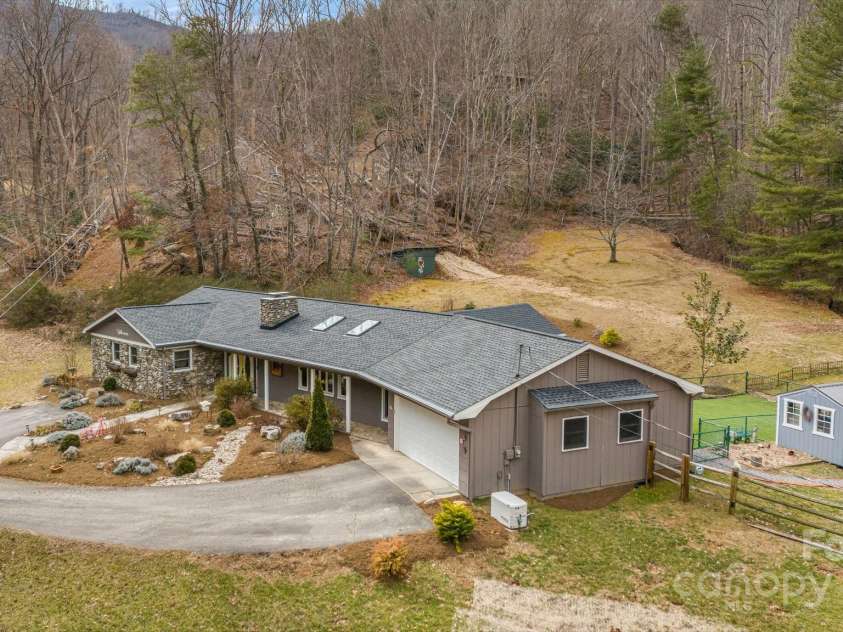 53 Jump Cove Road, Weaverville, NC 28787.  MLS# CAR4209397, YatesRealty ID 12056. Ample Parking, Outdoor Shed wired for power and internet