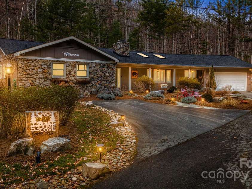 53 Jump Cove Road, Weaverville, NC 28787.  MLS# CAR4209397, YatesRealty ID 12056. Tranquility Awaits