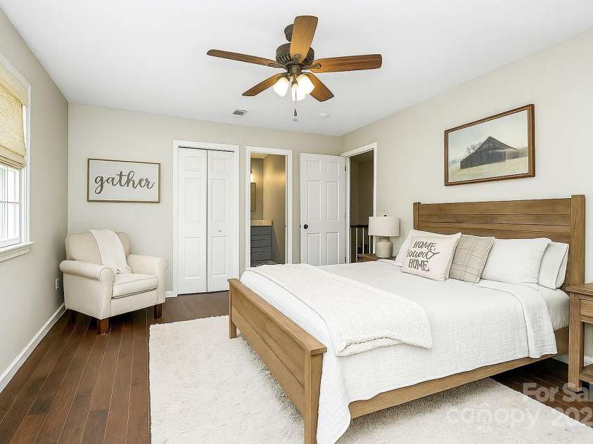 7020 Leesburg Road, Charlotte, NC 28215.  MLS# CAR4272446, YatesRealty ID 12057. Virtual renovation Primary bedroom