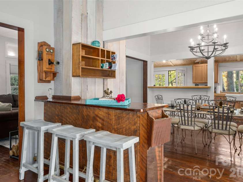 125 Timberline Drive, Maggie Valley, NC 28751.  MLS# CAR4365307, YatesRealty ID 12058. Entry hall area with 'mail boxes' for guests