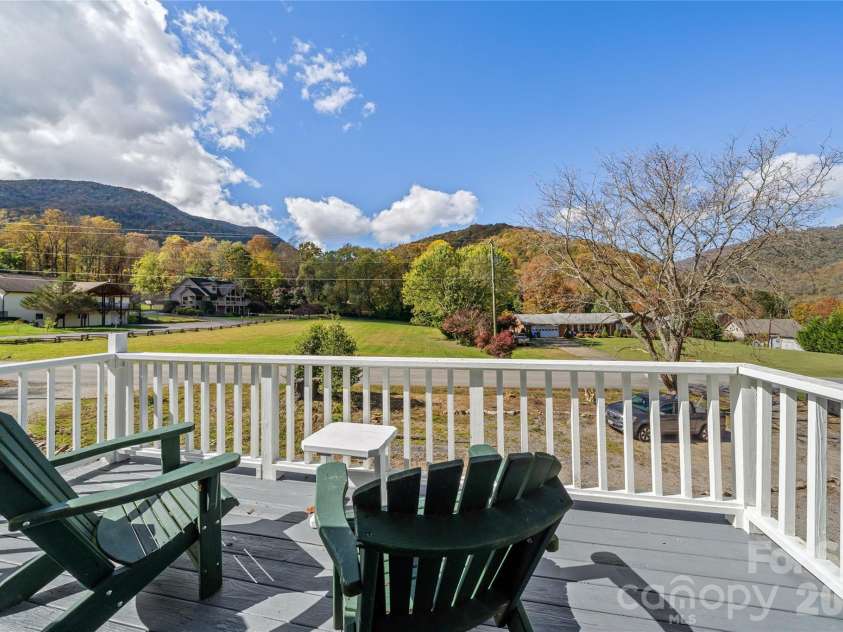 125 Timberline Drive, Maggie Valley, NC 28751.  MLS# CAR4365307, YatesRealty ID 12058. VIEWS from the house
