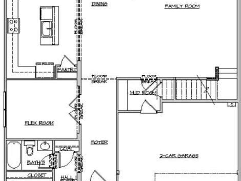 2216 Camber Drive, Gastonia, NC 28054.  MLS# CAR4223922, YatesRealty ID 12061. 1st Floor Floorplan
