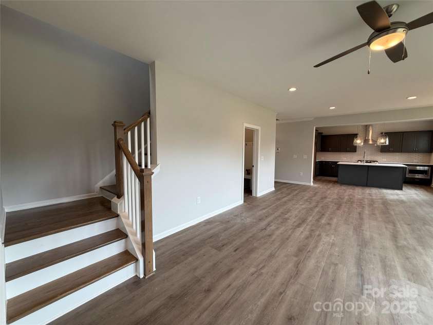 2216 Camber Drive, Gastonia, NC 28054.  MLS# CAR4223922, YatesRealty ID 12061. Family Room/Dining/Kitchen