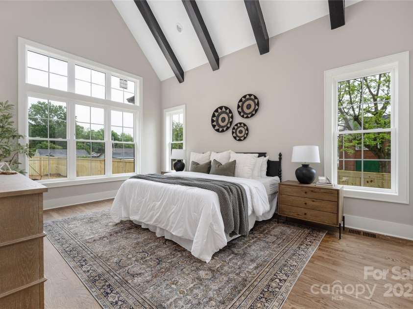 1816 Parson Street, Charlotte, NC 28205.  MLS# CAR4252975, YatesRealty ID 12070. Master bedroom