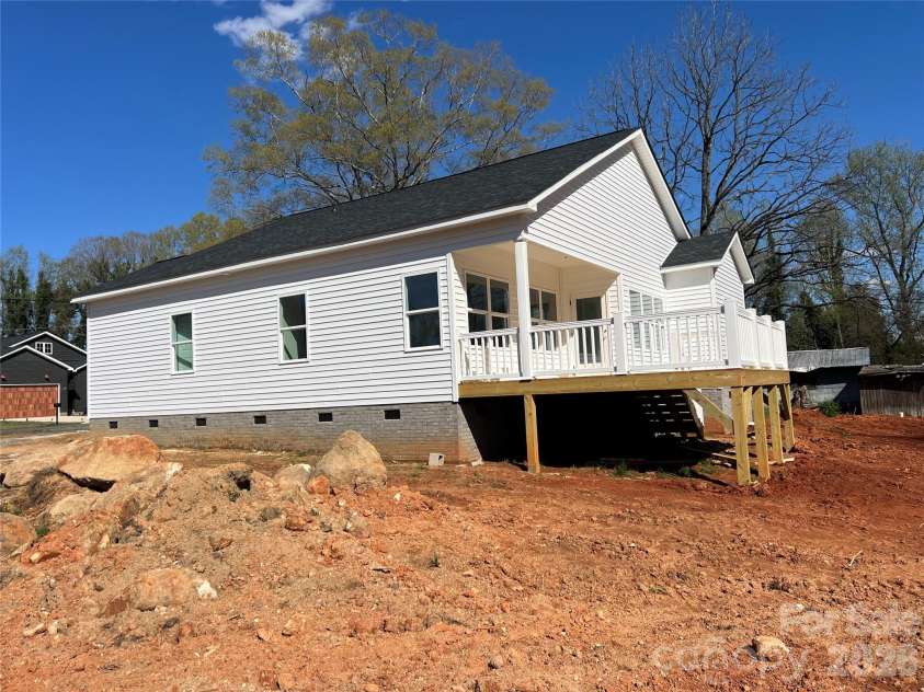 417 Westview Street, Gastonia, NC 28052.  MLS# CAR4367886, YatesRealty ID 12072. Covered portion of Back Deck