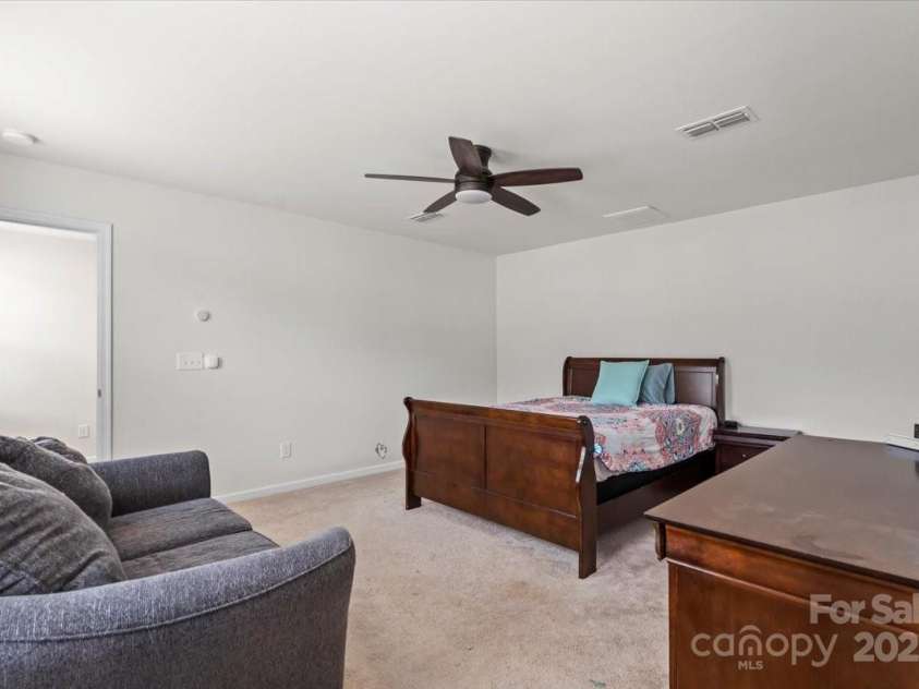 668 Pointe Andrews Drive, Concord, NC 28025.  MLS# CAR4225939, YatesRealty ID 12074. Primary bedroom