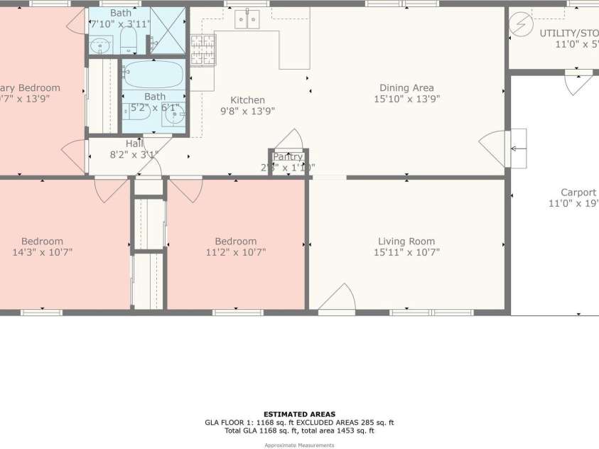 1811 Belmar Drive, Gastonia, NC 28052.  MLS# CAR4253903, YatesRealty ID 12077. 
