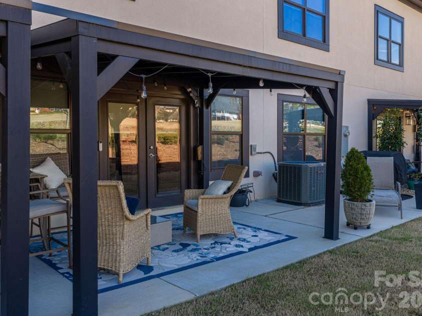 148 Shields Drive, Lincolnton, NC 28092.  MLS# CAR4357341, YatesRealty ID 12083. Covered terrace