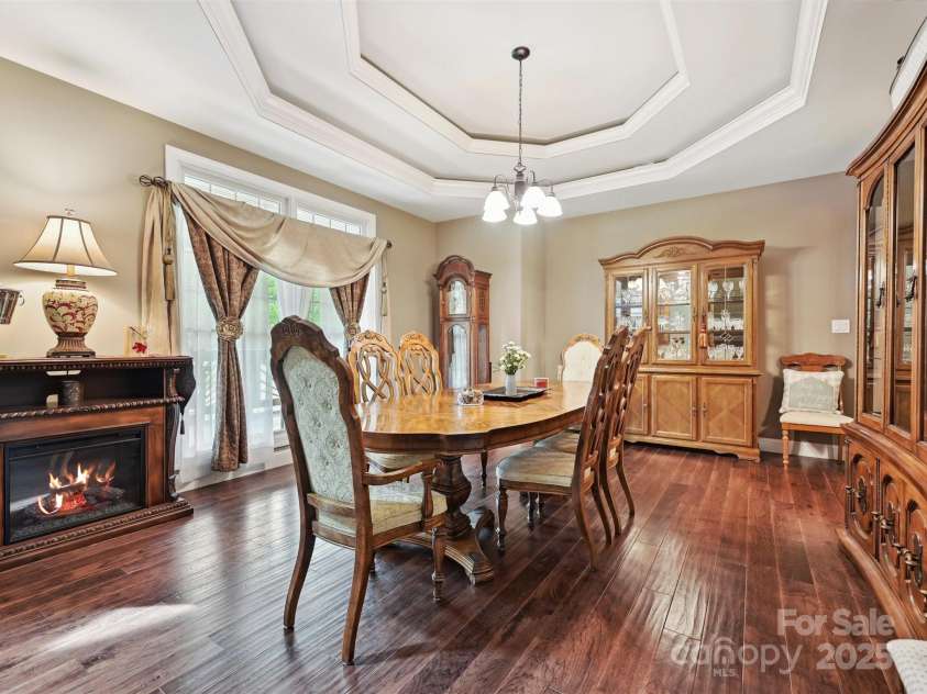 1140 Fern Hill Road, Mooresville, NC 28117.  MLS# CAR4255290, YatesRealty ID 12085. Large formal dining room
