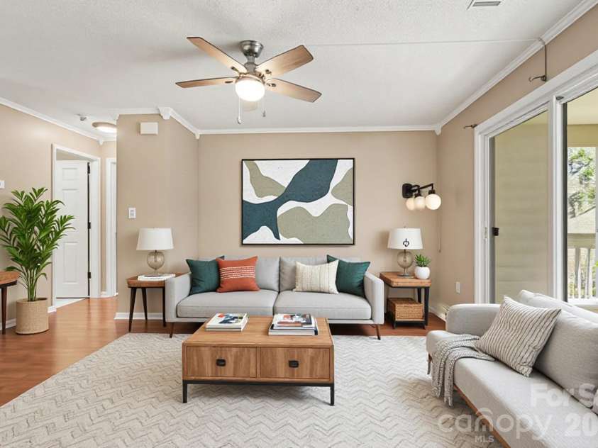 1051 Churchill Downs Court, Charlotte, NC 28211.  MLS# CAR4368893, YatesRealty ID 12089. Virtually staged
