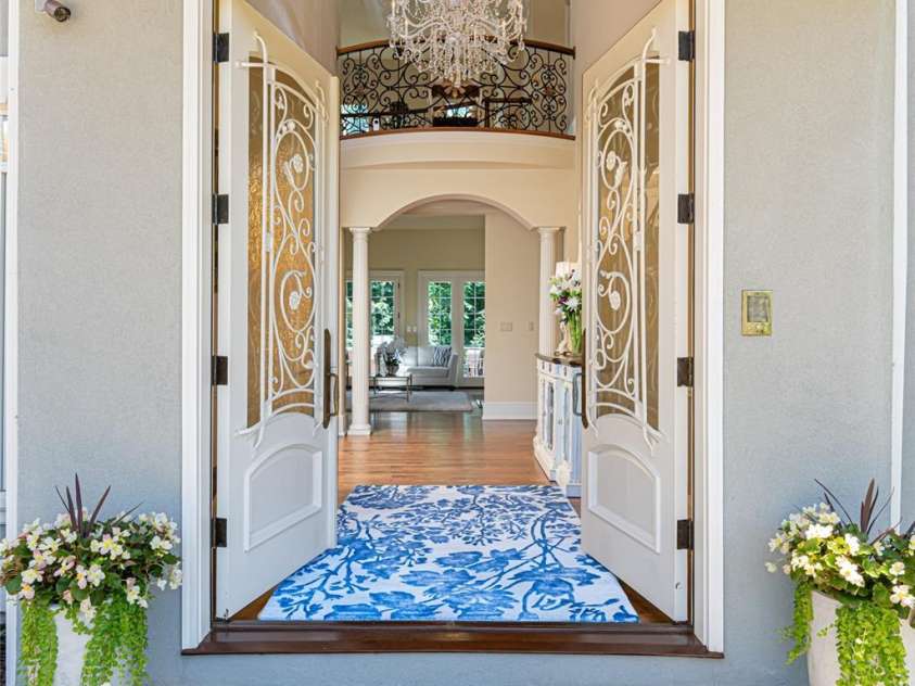 2005 Viburnum Lane, Asheville, NC 28803.  MLS# CAR4151623, YatesRealty ID 12090. Custom Wrought Iron