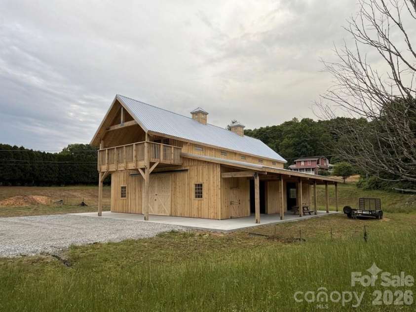 140 Wilson Ridge Road, Boone, NC 28607.  MLS# CAR4368522, YatesRealty ID 12103. AI generated possibilities on leveled acreage.