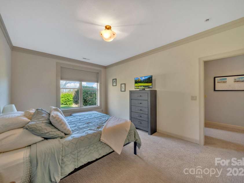 246 Pinnacle Mountain Road, Zirconia, NC 28790.  MLS# CAR4249618, YatesRealty ID 12104. 3rd Bedroom, window faces rear of the home