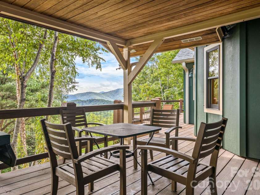 55 Glade Lane, Black Mountain, NC 28711.  MLS# CAR4369029, YatesRealty ID 12105. Sitting Area outside Primary