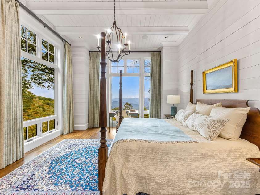 616 Old Growth Forest Road, Burnsville, NC 28714.  MLS# CAR4076276, YatesRealty ID 12106. Back inside again, still on the Main Floor, this is your Primary Ensuite - with views!