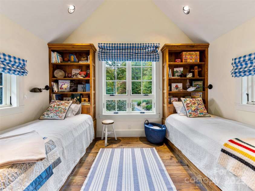 616 Old Growth Forest Road, Burnsville, NC 28714.  MLS# CAR4076276, YatesRealty ID 12106. The 3rd of 3 guest bedrooms