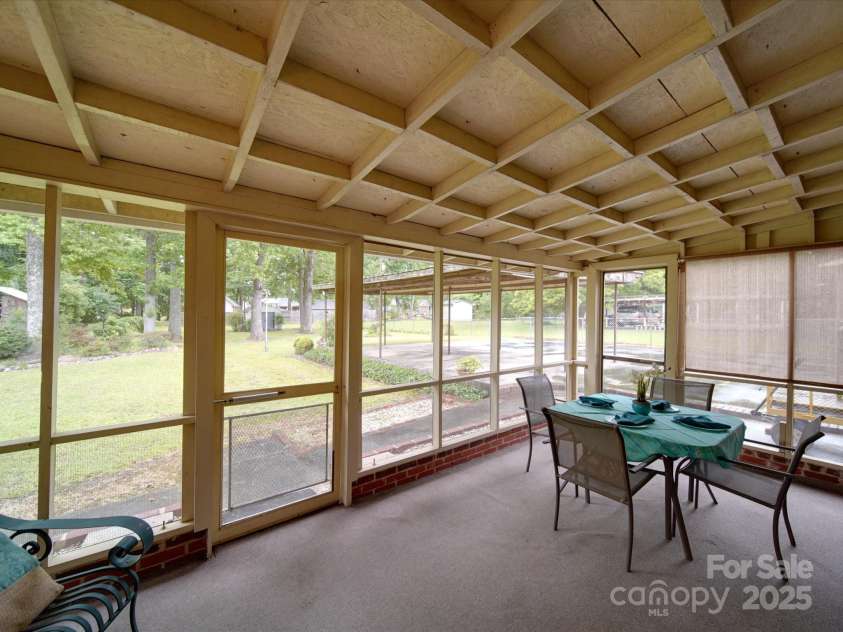 2213 Milton Road, Charlotte, NC 28215.  MLS# CAR4255190, YatesRealty ID 12108. Porch off the den