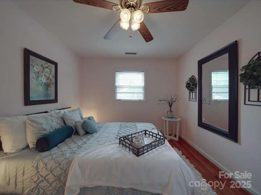 2213 Milton Road, Charlotte, NC 28215.  MLS# CAR4255190, YatesRealty ID 12108. Primary bedroom has two windows for lots of natural light