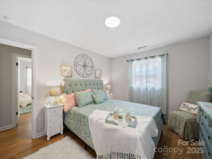 2213 Milton Road, Charlotte, NC 28215.  MLS# CAR4326281, YatesRealty ID 12108. One of three bedrooms located on the upper floor