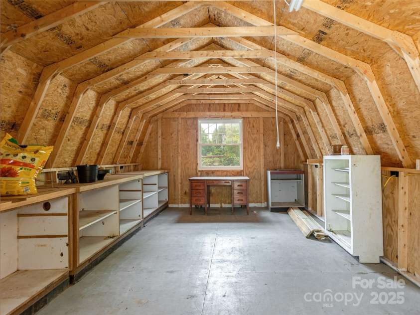1101 Cherokee Drive, Hendersonville, NC 28739.  MLS# CAR4257610, YatesRealty ID 12130. Outbuilding-Interior