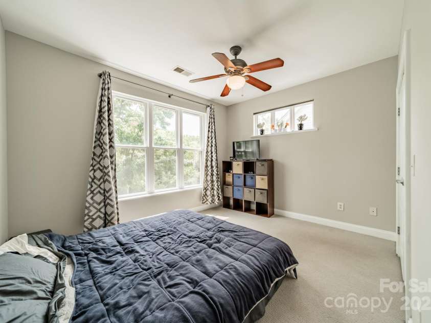 738 Garden District Drive, Charlotte, NC 28202.  MLS# CAR4255634, YatesRealty ID 12131. Upper level bedroom