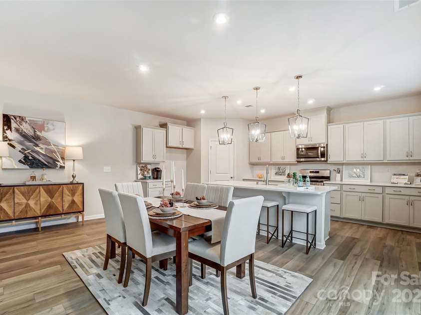 2526 Mabel Lane, Monroe, NC 28110.  MLS# CAR4252288, YatesRealty ID 12140. Kitchen & Dining Area--Representational Photo Only