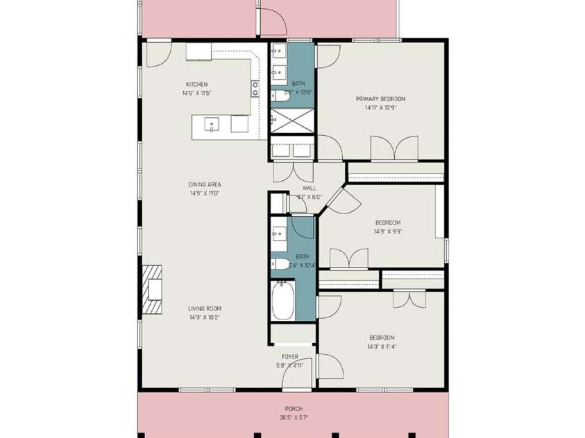 6739 Indian Lane, Charlotte, NC 28213.  MLS# CAR4366469, YatesRealty ID 12143. 
