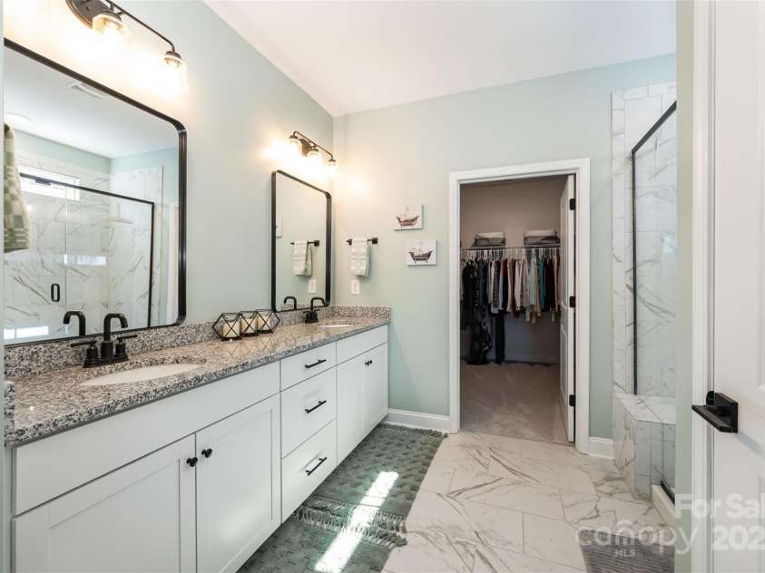 7056 Cornwallis Court, Iron Station, NC 28080.  MLS# CAR4234926, YatesRealty ID 12150. Primary Bathroom